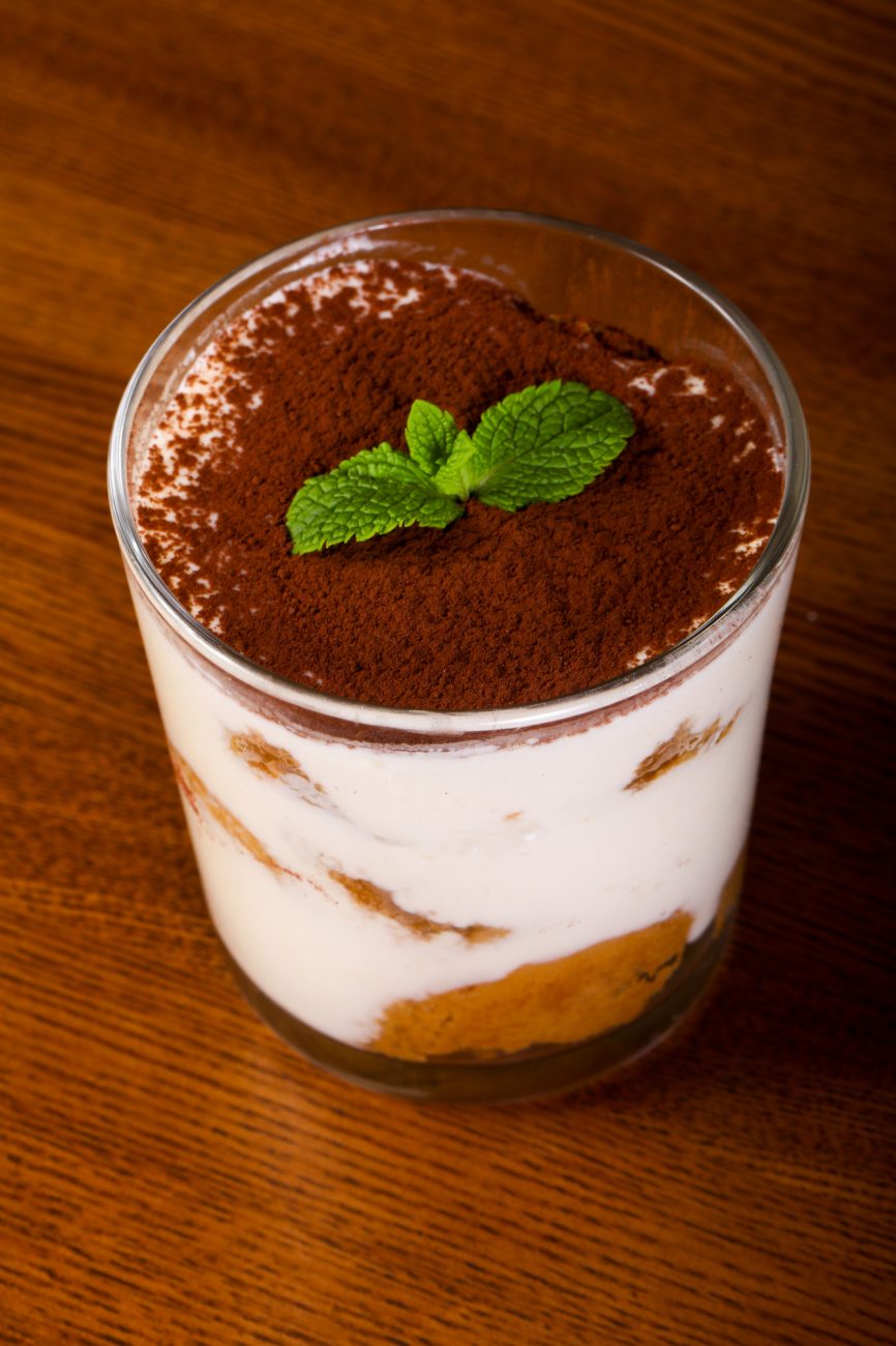 Tiramisù all’arancia e panna